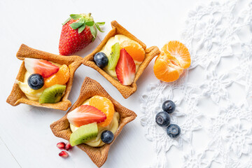 home made baking tartlet pastry selection 