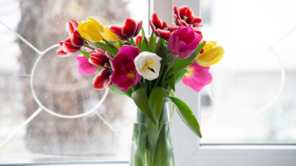 Tulips. Bouquet of flowers.