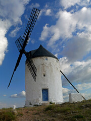 Fototapeta na wymiar Medieval Windmills Of La Mancha, Spain