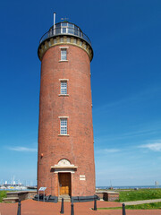 Hamburg Lighthouse In Cuxhaven,Lower Saxony,Germany,Europe