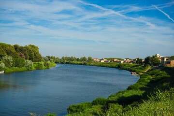 Fototapeta premium River Arno in Pisa, Tuscany - Italy