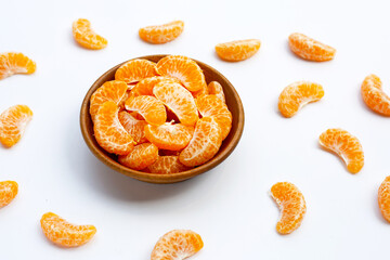 Orange segments on white background.