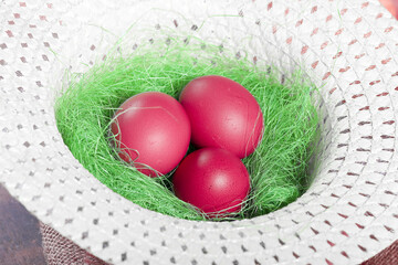  Fresh country eggs collected straight from the hen. Easter eggs