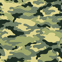 military camouflage seamless pattern