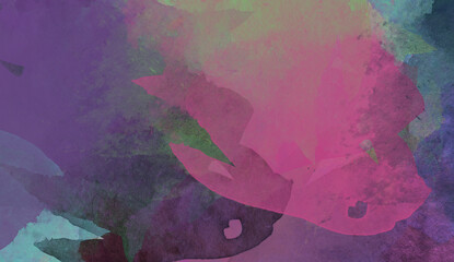 Fototapeta premium abstract splash water fractal watercolor watercolour color acrylic drawing colorful grunge image illustration paint background bg texture wallpaper art frame sample board blank material