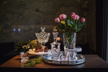 elegant table decoration for event or celebration