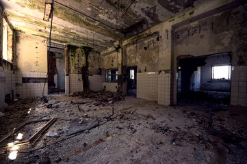 stillgelegte alte Ruine