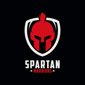 spartan logo icon vector isolated