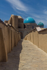 Khoja Ahmed Yasawi mausoleum and the old city walls of Turkistan, Kazakhstan