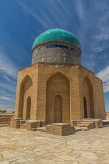 Rabia Sultan Begim mausoleum in Turkistan, Kazakhstan