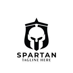 spartan logo icon vector isolated