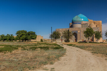 Mausoleum of Khoja Ahmed Yasawi in Turkistan, Kazakhstan
