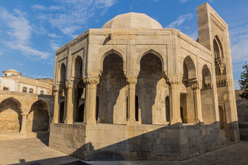 Fototapeta na wymiar Divankhana pavilion at the Palace of the Shirvanshahs in Baku, Azerbaijan