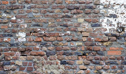 A brick wall for using as background, wallpaper