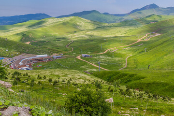 Summer view of Shahdag Mountain Resort, Azerbaijan