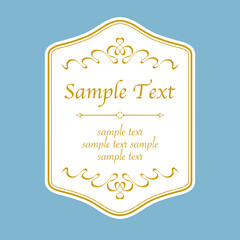 美しいデザインフレーム