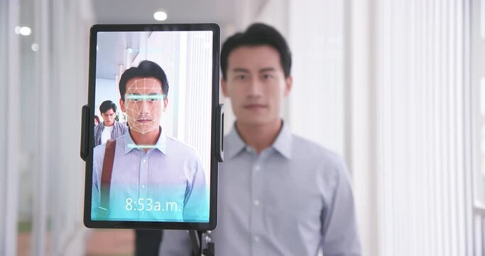 face recognition to clock in