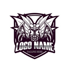 grasshopper mascot vector template