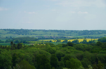 イギリスの田舎の丘陵地帯　ノーサンプトン