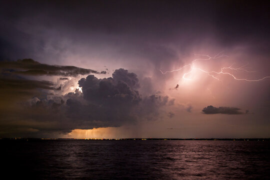 Storm Clouds and Lightning