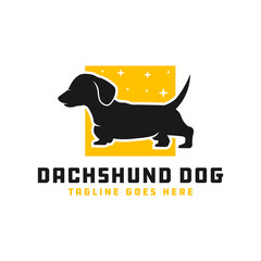 modern dog animal logo