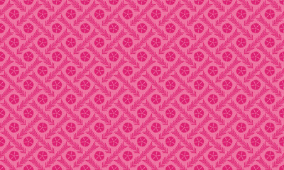 和柄素材　撫子襷模様　シームレスパターン　