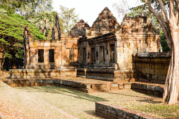 Phanom Rung is the name of an ancient sandstone castle in Buriram Province in Thailand.
