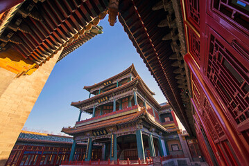 Fototapeta na wymiar palace building of forbidden city