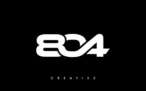 804 Letter Initial Logo Design Template Vector Illustration