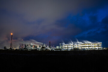 서산 대산산업단지 야경
