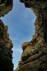 Slot Canyon 30 minutes North of Blair Valley, Anza Borrego Desert