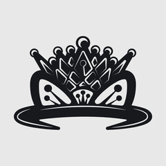 Royal Crown Silhouette | Crown | Princess Crown | Princess | King Crown | Queen Crown | Princess Tiara