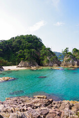 日本　海辺の風景　夏の海