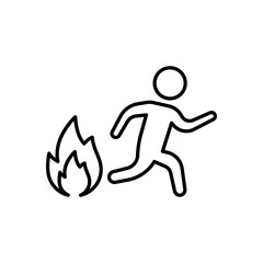 running fire