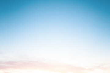 Obraz premium 夕方の空