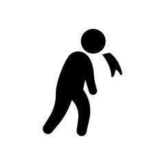 man vomiting