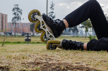 Black Roller Skates