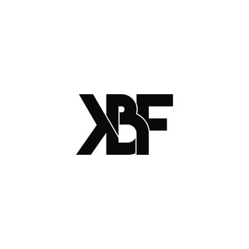 kbf letter original monogram logo design