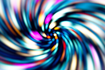 Abstract technological background in vibrant colors and blur effect.