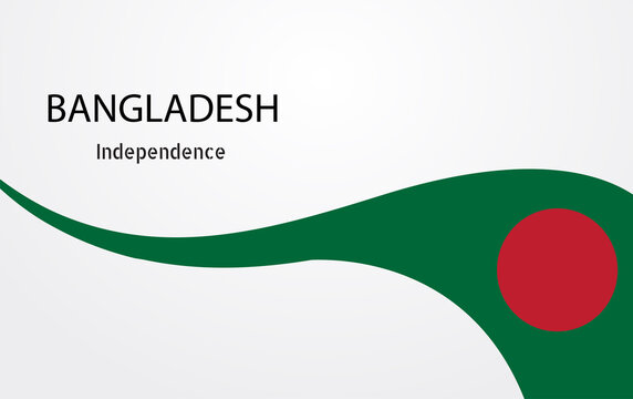 Happy Independence Day Bangladesh vector illustrations with flags and patriotic element. for banners, greetings, posters, brochures, card, template and background illustration.
