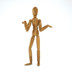 maniquies, madera, figura, aislada, modelaje, chupete, muñeca, actitud, blanco, estatuilla,...