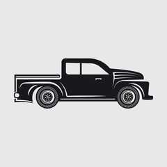 Truck Silhouette | Truck | Wheeler | Trucker | Truck Driver | Vintage Truck | Pickup Truck | St Patricks Day Truck