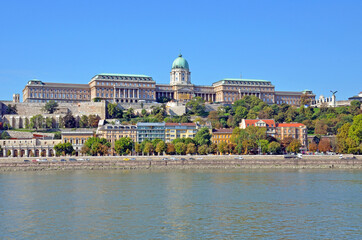 Fototapeta na wymiar Buda Castle in Budapest,Hungary