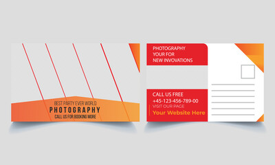 Photography Studio Postcard Template