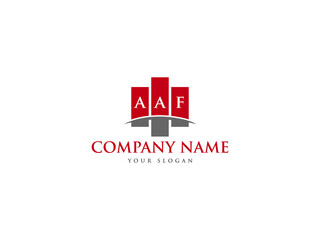 Letter AAF Logo Icon Design For Kind Of Use