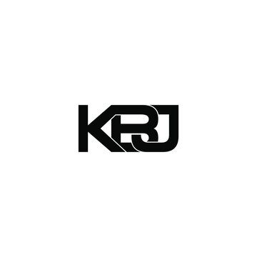 kbj letter original monogram logo design