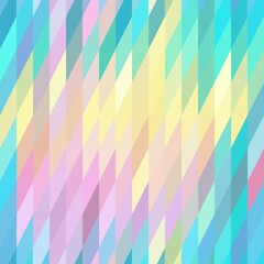 Seamless tribal ethnic kilim rug inspired design in modern ombre colors. Surreal gradient swatch. Glowing dynamic fade of colors between geometric shapes. Abstract surface design for print.