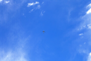 Blue sky background