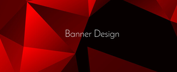 Modern stylish abstract geometric elegant banner pattern background