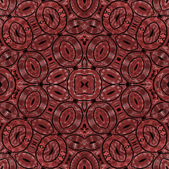 Colored African fabric - Seamless pattern, illustration 